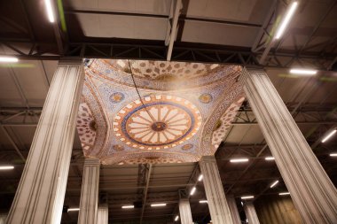 Sultanahmet Camii, Sultanahmet Camii güzel iç. Istanbul. Türkiye