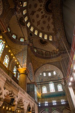 Sultanahmet Camii, Sultanahmet Camii güzel iç. Istanbul. Türkiye