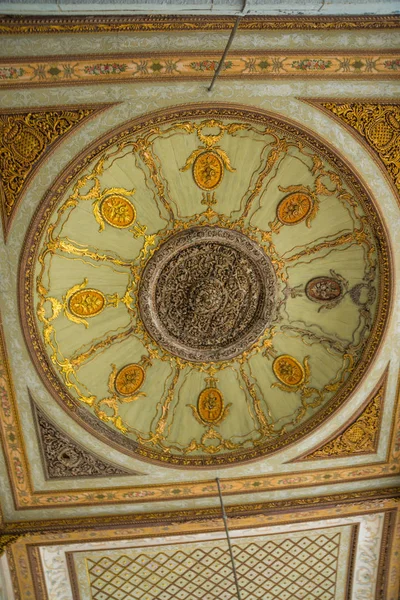 Istambul Turquia Palácio Topkapi Bonito Ornamento Oriental Ceiling Topkapi Palace — Fotografia de Stock