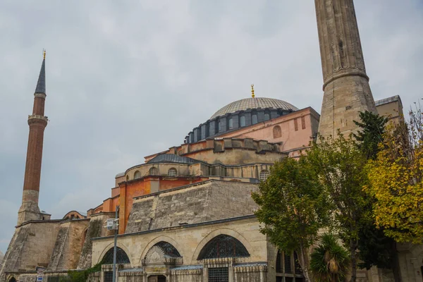 Vista Hagia Sophia Basílica Patriarcal Cristã Mesquita Imperial Agora Museu — Fotografia de Stock