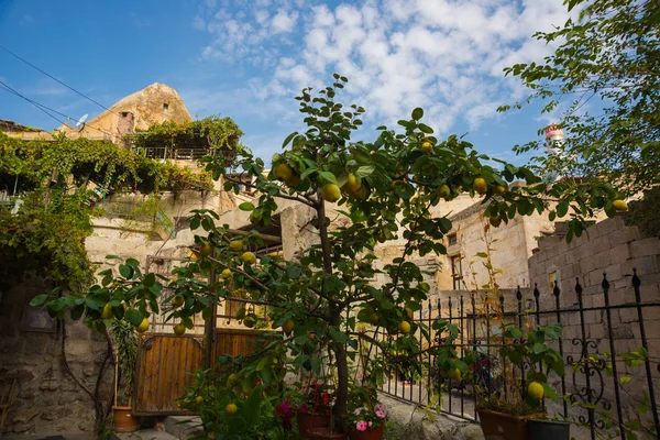 Goreme Capadocia Turquía Famosos Hoteles Cueva Goreme Hermoso Panorama Ciudad —  Fotos de Stock