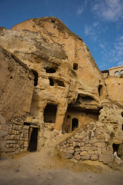 Goreme Capadocia Turquía Famosos Hoteles Cueva Goreme Hermoso Panorama Ciudad — Foto de Stock