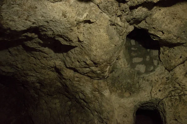 Cidade Subterrânea Derinkuyu Uma Antiga Cidade Caverna Multi Nível Capadócia — Fotografia de Stock