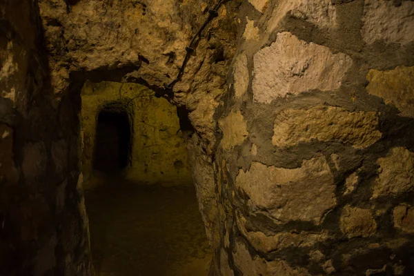 Città Sotterranea Derinkuyu Antica Città Grotta Più Livelli Cappadocia Turchia — Foto Stock