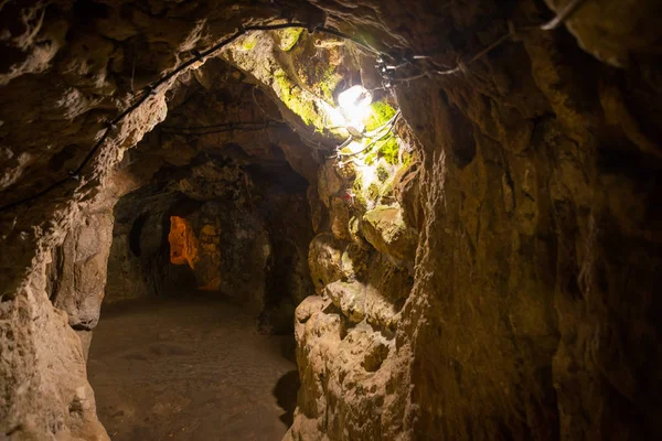 Derinkuyu Underjordiska Staden Gammal Multi Level Grotta Stad Kappadokien Turkiet — Stockfoto