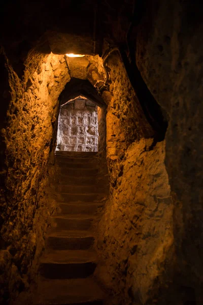 Derinkuyu Underjordiska Staden Gammal Multi Level Grotta Stad Kappadokien Turkiet — Stockfoto