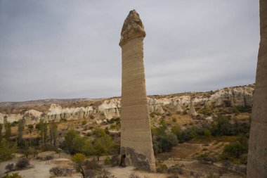 Aşk Vadisi Kapadokya, popüler benzersiz jeolojik oluşumlar Türkiye'de hedef, seyahat. Göreme bölge, Cappadocia, Anadolu.