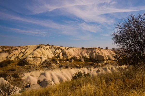 Valle Dei Piccioni Cappadocia Turchia Bellissimo Paesaggio Con Montagne Rocce — Foto Stock