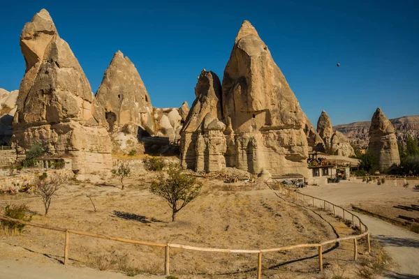 Espectacular Formaciones Rocosas Volcánicas Únicas Valle Del Amor Hermoso Paisaje — Foto de Stock