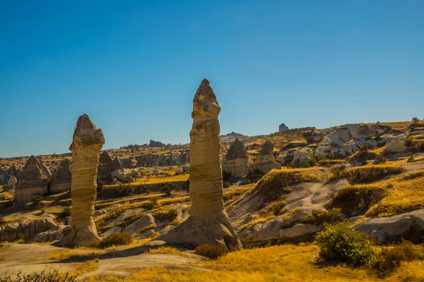 Goreme Capadocia Anatolia Turquía Pequeño Valle Del Amor Hermoso Paisaje — Foto de Stock