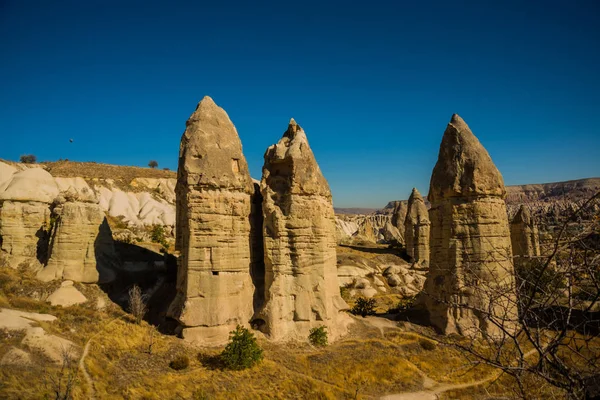 Goreme Capadocia Anatolia Turquía Pequeño Valle Del Amor Hermoso Paisaje — Foto de Stock