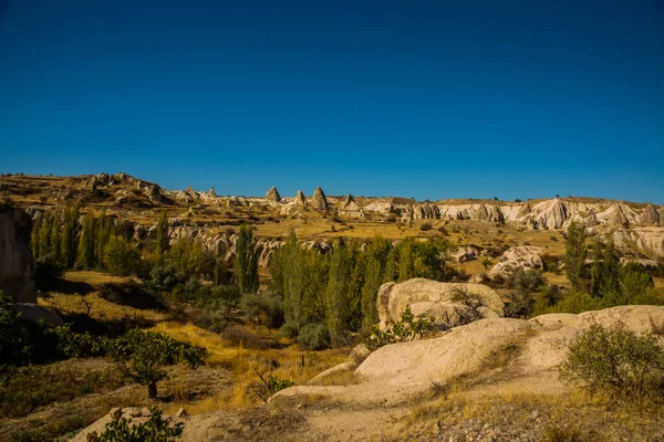 Région Goreme Cappadoce Anatolie Turquie Belle Vue Sur Vallée Avec — Photo