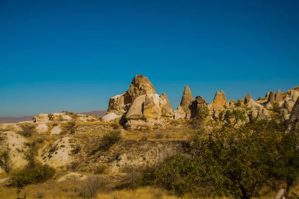 Región Goreme Capadocia Anatolia Turquía Hermosa Vista Del Valle Con — Foto de Stock