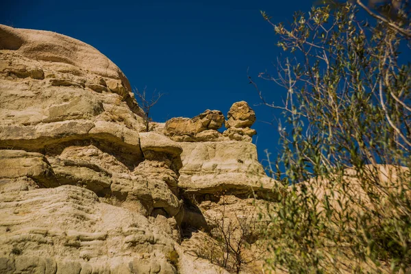 Anatolii Regionu Cappadocia Göreme Rock Formation Koniec Zemi Doliny Między — Zdjęcie stockowe