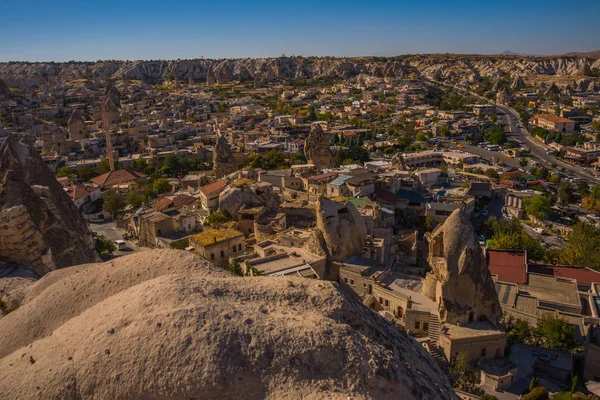 Goreme Turkiet Panoramautsikt Över Modern Bostadsområde Goreme Stad Göreme Stad — Stockfoto