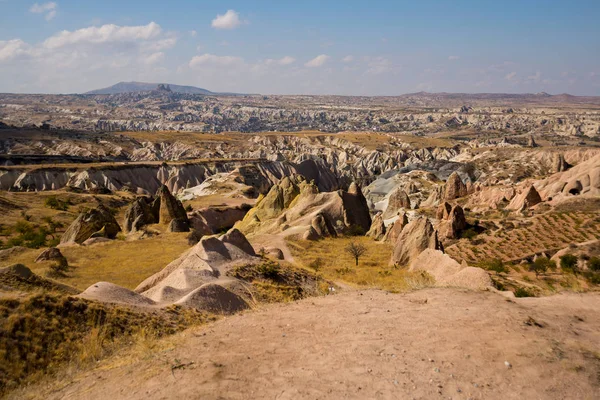 Czerwona Dolina Kizilcukur Kapadocji Anatolia Prowincji Nevşehir Podróż Turcji Taras — Zdjęcie stockowe