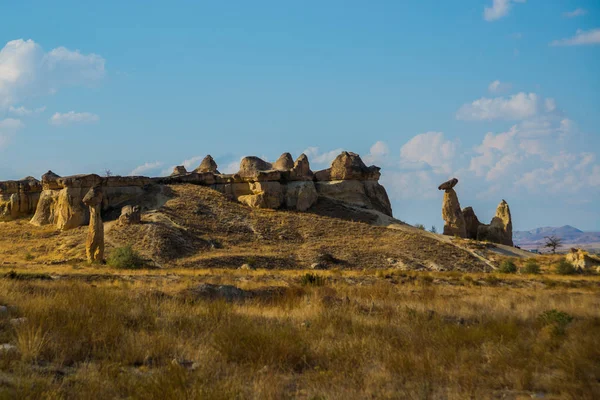 Capadocia Anatolia Turquía Chimenea Hadas Champiñones Piedra Multihead Valle — Foto de Stock