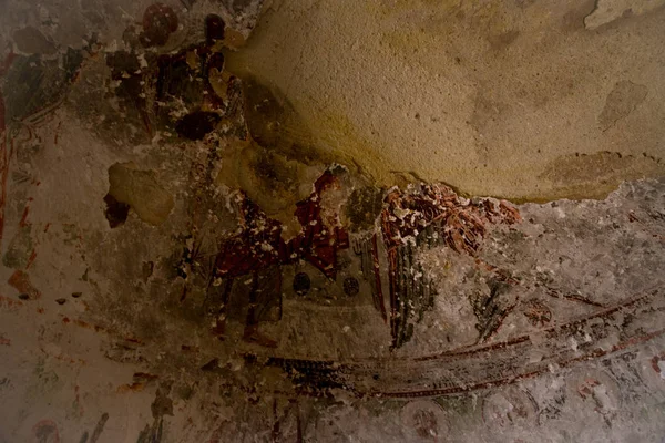 Nevsehir Turkey Church John Baptist Cavusin Village Cappadocia Interior Temple — Stock Photo, Image