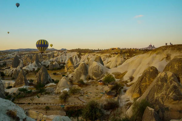 Gran Atracción Turística Capadocia Vuelo Globo Capadocia Conocida Todo Mundo — Foto de Stock