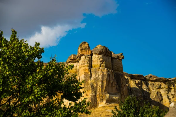 Güzel Sahne Ana Sayfa Kayalar Mantar Dağı Peri Bacası Pasabag — Stok fotoğraf