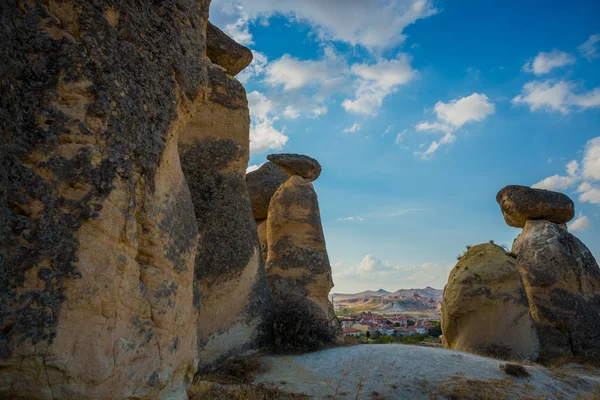 Fairy Chimneys Fabulous Unusual Rocks Called Mushrooms Pasabag Monks Valley — Stock Photo, Image