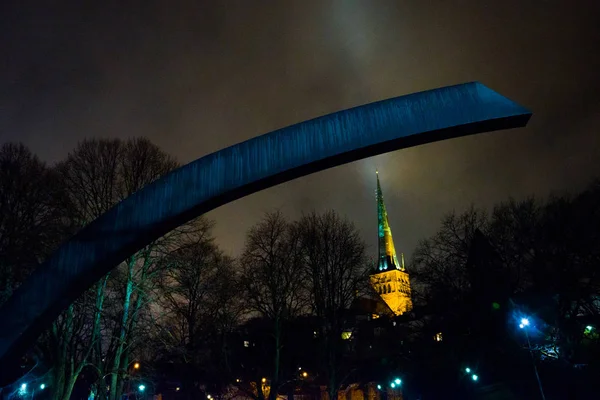 Tallin Estonia Capital Monumento Las Víctimas Del Naufragio Del Ferry — Foto de Stock