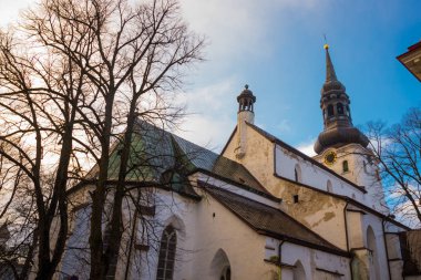 Dome Kilisesi, Saint Mary Tallinn, Estonya Toompea tepede Virgin katedral. Aslında Danimarkalılar tarafından 13. yüzyılda kurulan en eski kilise Tallinn ve anakara Estonya o.