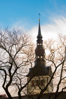 Tallinn, Estonya: Aziz Nicholas Kilisesi, Niguliste Kilisesi, Niguliste kırık. Kilise kurdu ve etrafında inşa 1230-1275. Bugün Estonya Sanat Müzesi bir dalı evler.