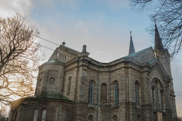 Charles Church Kaarli Kirik Lutherse Kerk Tallinn Estland Neo Gotische — Stockfoto