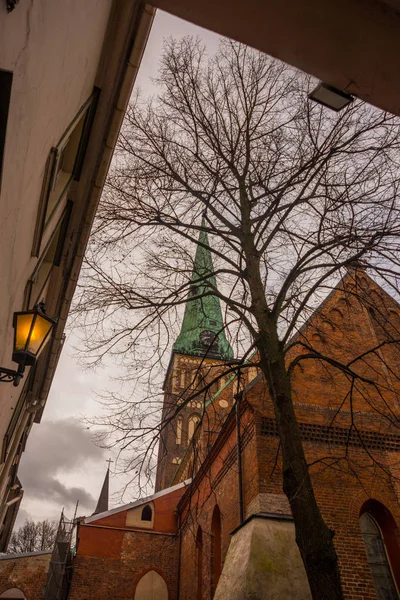 Riga Lettland Katedralen Basilica James Kyrkan Kallas Felaktigt Jakobs Unescos — Stockfoto