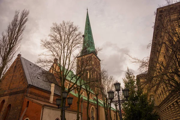 Riga Lettland Katedralen Basilica James Kyrkan Kallas Felaktigt Jakobs Unescos — Stockfoto