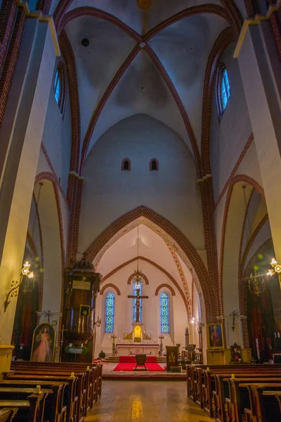 Riga Letónia Basílica Catedral Interior James Church Errongly Chamado Jacob — Fotografia de Stock