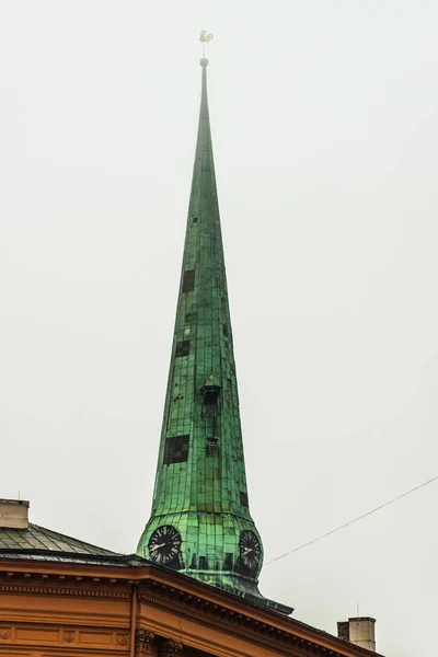 Riga Latvia Church Peter One Symbols One Main Sights City — Stock Photo, Image