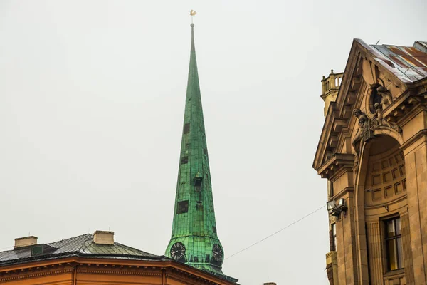 Riga Lettland Die Kirche Des Petrus Ist Eines Der Symbole — Stockfoto