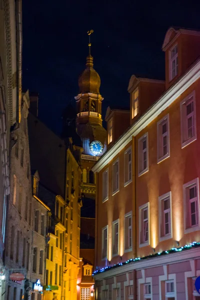 Catedral Riga Plaza Cúpula Centro Histórico Del Casco Antiguo Riga — Foto de Stock