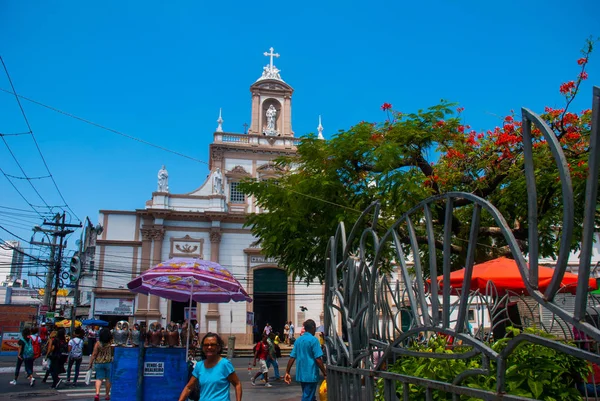 SALVADOR, BAHIA, BRAZIL: Buildings of Classical architecture in the city center — Stock Photo, Image