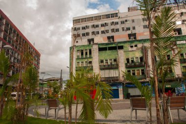Manaus, Amazonas, Brezilya: Manaus liman kenti sokak ve evler