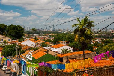 Olinda, Pernambuco, Brezilya: Pernambuco Olinda tarihi sokakları, Brezilya onun parke taşları ve brezilya Portekizsömürgesi olduğu 17..