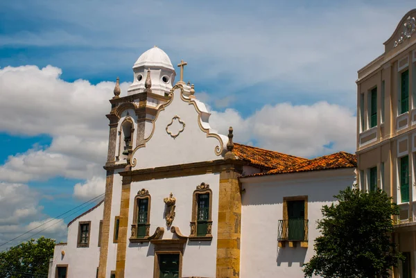 Olinda, Brasil: A igreja da Misericórdia em Olinda, no Brasil — Fotografia de Stock