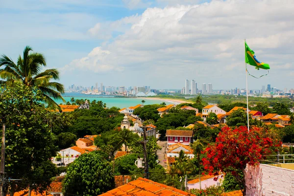 Pernambuco Olinda ve Recife silueti, Brezilya Olinda tarihi binaları 17.