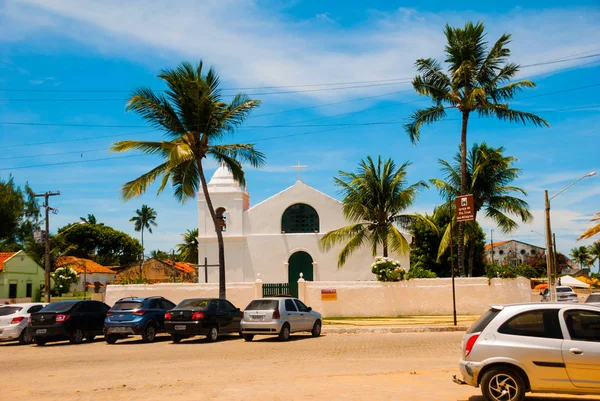 Olinda, Pernambuco, Brezilya: Olinda Eski güzel Katolik Kilisesi. Olinda Brezilya'nın kuzeydoğu kıyısında bir sömürge kasabasıdır.