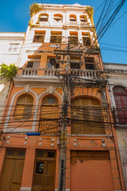 Recife, Pernambuco, Brezilya: On altı asırlık mimarinin panoramik görünümü.