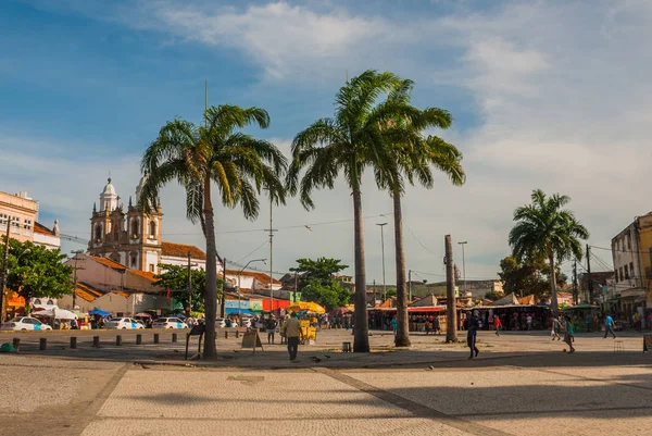 RECIFE, PERNAMBUCO, BRASIL: A Co-Catedral de São Pedro de Clérigos Também Catedral de Recife É uma igreja católica localizada na cidade de Recife — Fotografia de Stock