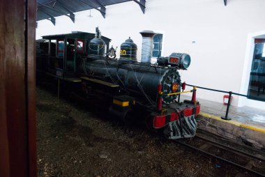 Sao Joao Del Rei, Minas Gerais eyaleti, Brezilya: Tiradentes ve Sao Joao Del Rei şehrini birbirine bağlayan tarihi demiryolu hattının treni.