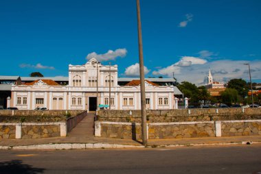 Sao Joao del Rei'nin panoramik manzarası, Minas Gerais, Brezilya