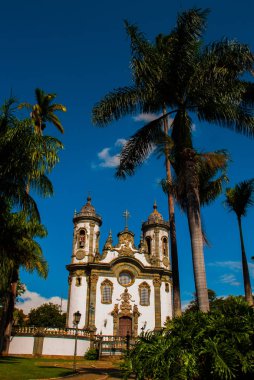 Sao Joao del Rei, Minas Gerais, Brezilya: Sao Francisco de Assis kilisesi, Kırsal sömürge kasabası Sao Joao del Rei'nin ana kiliselerinden biri.