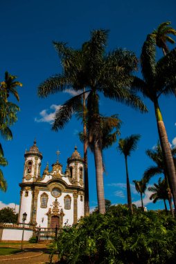 Sao Joao del Rei, Minas Gerais, Brezilya: Sao Francisco de Assis kilisesi, Kırsal sömürge kasabası Sao Joao del Rei'nin ana kiliselerinden biri.