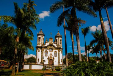 Sao Joao del Rei, Minas Gerais, Brezilya: Sao Francisco de Assis kilisesi, Kırsal sömürge kasabası Sao Joao del Rei'nin ana kiliselerinden biri.