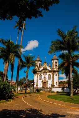 Sao Joao del Rei, Minas Gerais, Brezilya: Sao Francisco de Assis kilisesi, Kırsal sömürge kasabası Sao Joao del Rei'nin ana kiliselerinden biri.
