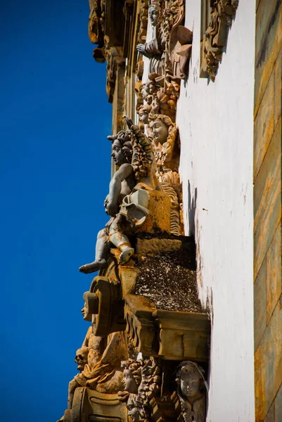 São João del Rei, Minas Gerais, Brasil: Igreja de São Francisco de Assis, uma das principais igrejas da cidade colonial rural de São João del Rei . — Fotografia de Stock